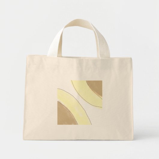 Mini Tote Bag simple minimum ajouter votre texte photo noël t (Devant)
