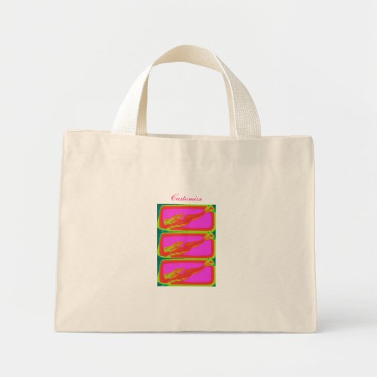 Mini Tote Bag Sirène rouge Thunder_Cove (Devant)