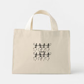 Mini Tote Bag Skeletons dansants Halloween Thunder_Cove (Dos)