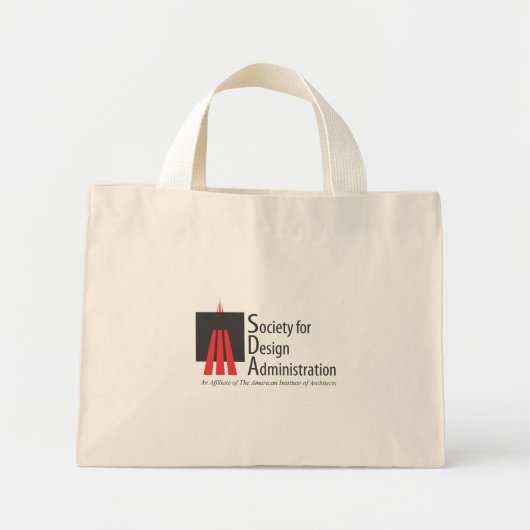 Mini Tote Bag Société d'administration du design (Devant)