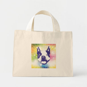 Mini Tote Bag Sunburst Terrier de Boston