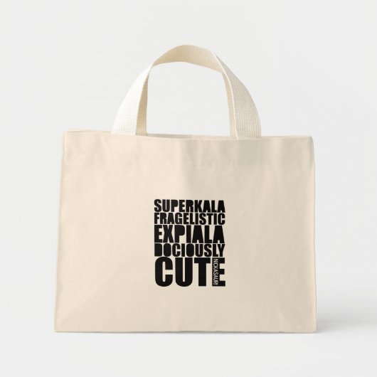 Mini Tote Bag SUPERCUTE ! Baggiepoo[: (Devant)