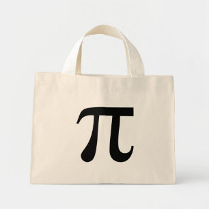 Mini Tote Bag Symbole géant "Pi"