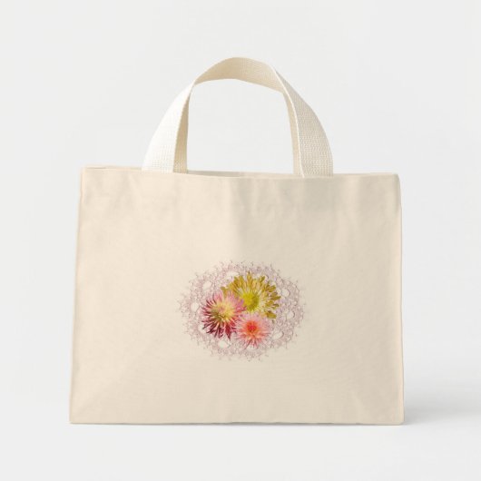 Mini Tote Bag TâcheFleur (Devant)