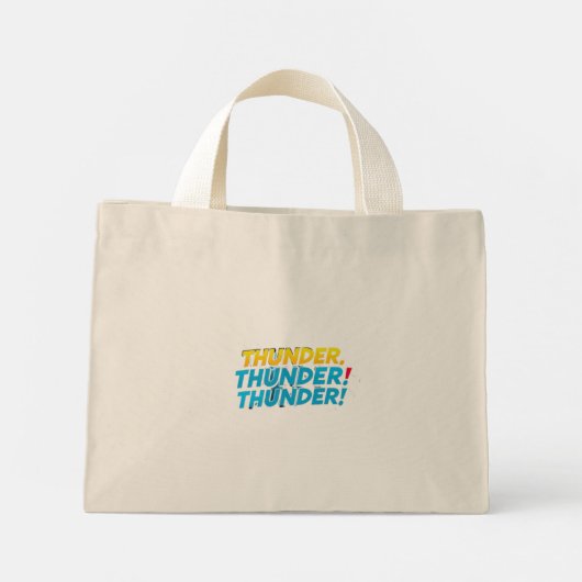 Mini Tote Bag Thunder (Dos)