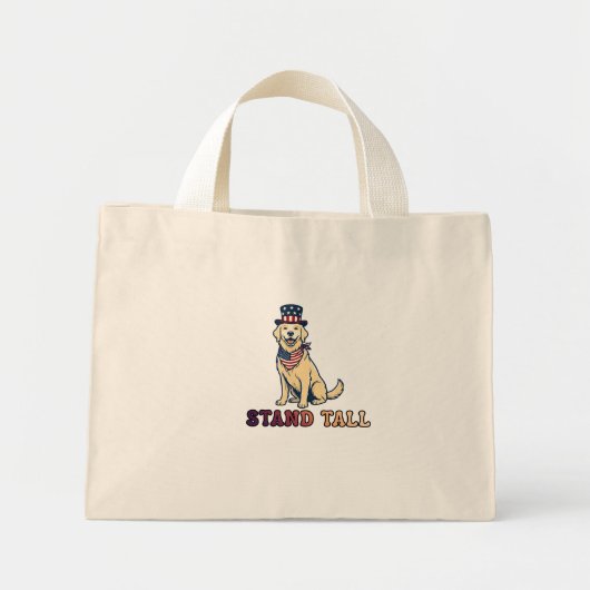 MINI TOTE BAG TIENS-TOI DEBOUT (Devant)