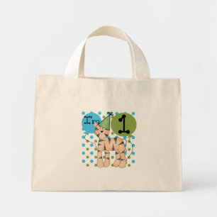 Mini Tote Bag Tigre 1er Anniversaire T-shirts et cadeaux