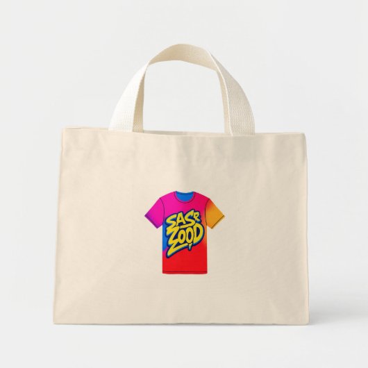 Mini Tote Bag Très beau design sur (Devant)