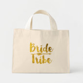 Mini Tote Bag Tribe de mariée (Devant)