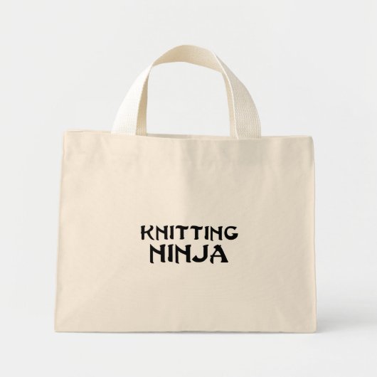 Mini Tote Bag Tricot Ninja (Devant)