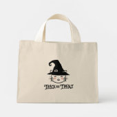Mini Tote Bag Tricoter ou traiter (Dos)