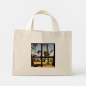 Mini Tote Bag Tropical Fiji Beach Scene tcnm (Dos)