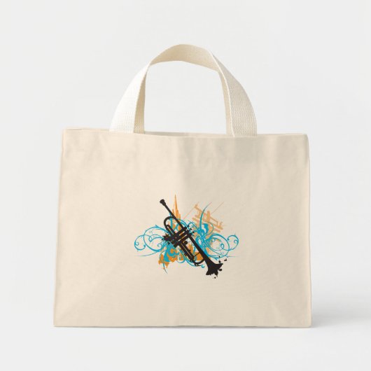 Mini Tote Bag Trumpet urbain (Devant)