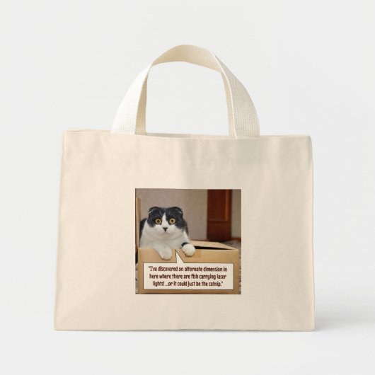 Mini Tote Bag Une autre dimension (Devant)