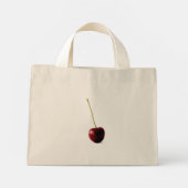 Mini Tote Bag Une cerise douce tcnm (Dos)