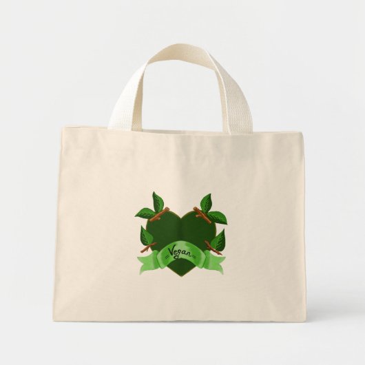 Mini Tote Bag Vie végétale (Devant)
