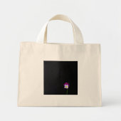 Mini Tote Bag Violet Fleur tcna (Devant)