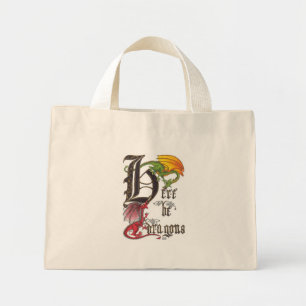Mini Tote Bag Voici Les Dragons