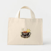 Mini Tote Bag Vous êtes Tea-riffic ! Graphisme amusant de l'amou (Devant)