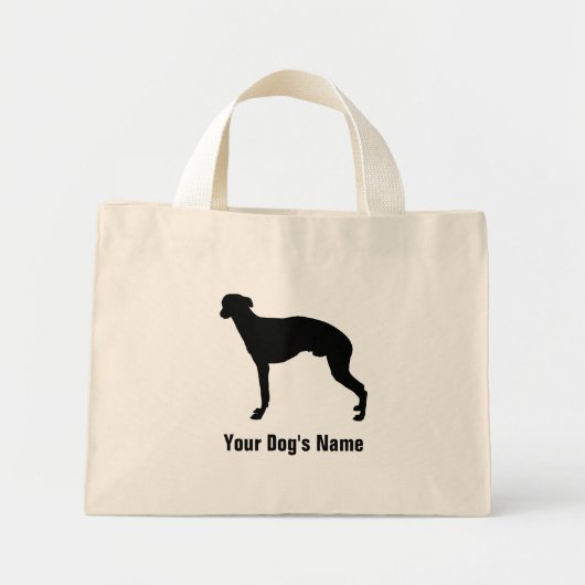 Mini Tote Bag Whippet ♥ ペ (Devant)