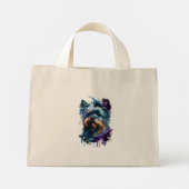 Mini Tote Bag Yorkie, mignon (Dos)