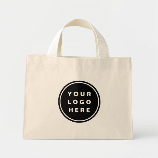 Mini Tote Bag Your Business Logo Promoteur Business Company (Devant)