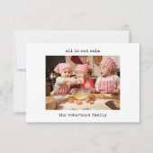 Mini Tout N'Est Pas Calme Photo Carte Noël (Devant)