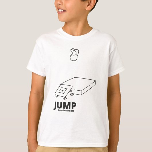 Mini Trampoline JUMP T-shirt (Voorkant)