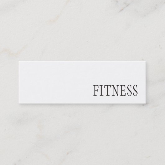Mini Trendy Creative Fitness Carte de visite (Devant)