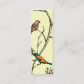 Mini Trois oiseaux parlant ~ Carte de visite (Dos)