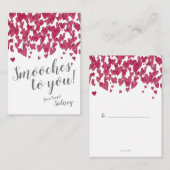 Mini Valentine | Fumez-vous ! Carte de corresponda (Devant / Derrière)