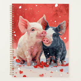 Mini Varkens houden van harten Planner