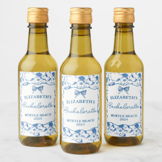 Mini-vin personnalisé Étiquette côtier grand-mère