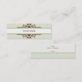 MINI VISITEKAARTJE: goddelijk 3 Mini Visitekaartje (Voorkant / Achterkant)