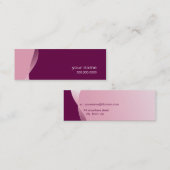 MINI VISITEKAARTJE:: swishes 6 Mini Visitekaartje (Voorkant / Achterkant)