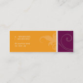 MINI-VISITEKAARTJE:: verve 2 Mini Visitekaartje (Achterkant)