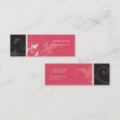 MINI-VISITEKAARTJE:: verve 6 Mini Visitekaartje (Voorkant / Achterkant)