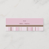 MINI-VISITEKAARTJE: vintage 4 Mini Visitekaartje (Achterkant)