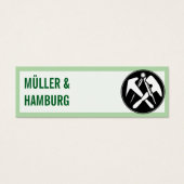 Mini visitekaartjes dakdekkers QR-code (Voorkant)