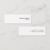 Mini Visitekaartjes Minimalistisch ontwerp Sjabloo (Voorkant / Achterkant)