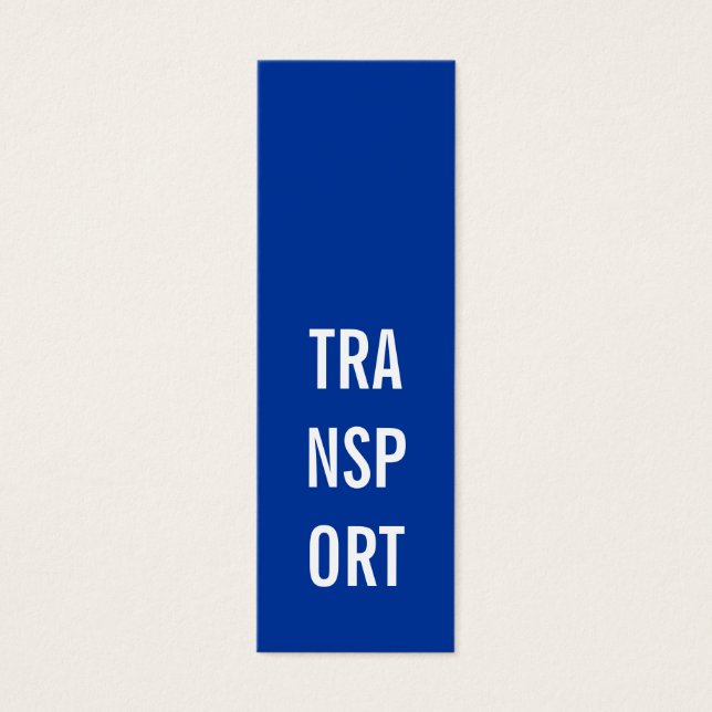 Mini Visitenkarten Visitekaartjes (Voorkant)