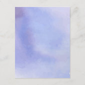 Mini  Waterverf 2025 Afstuderen Uitnodiging Informatiekaartje (Achterkant)