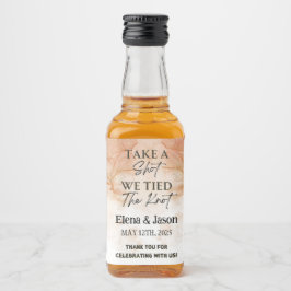 Mini Whiskey Botlle Label - Liquor Label - Wedding Likeurfles Etiket