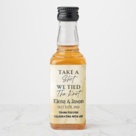Mini Whiskey Botlle Label - Liquor Label - Wedding Likeurfles Etiket