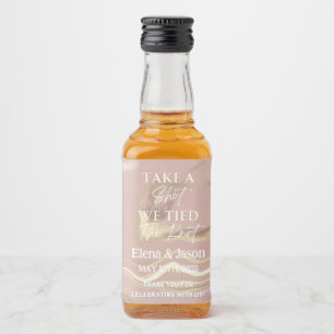 Mini Whiskey Fles Label - Liquor Label - Huwelijk Likeurfles Etiket