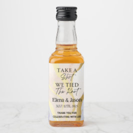 Mini Whiskey Fles Label - Liquor Label - Huwelijk Likeurfles Etiket