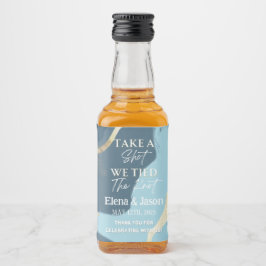 Mini Whiskey Fles Label - Liquor Label - Huwelijk Likeurfles Etiket