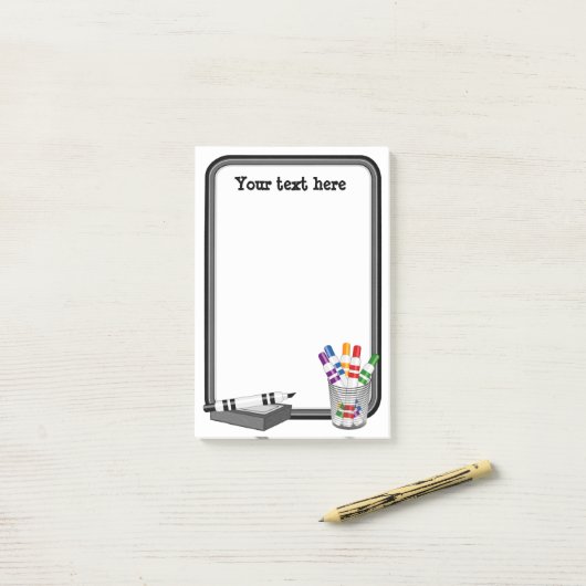 Mini-whiteboard Post-it® Notes (Op bureau)