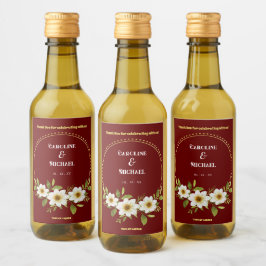 Mini Wijn Trouwfeest Wijn Etiket