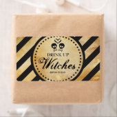 Mini Wine Label Gothic Bachelorette Favor (Insitu)